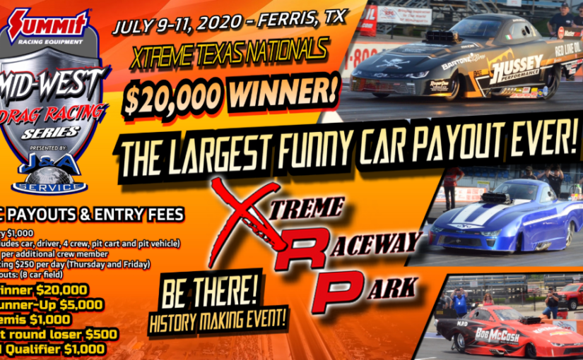 FREE LIVE STREAMING Drag Racing: The Xtreme Texas Nationals Featuring The Mid-West Drag Racing Series