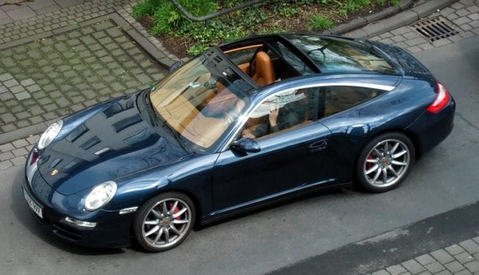 Every Porsche 911 997 Targa had a retractable glass roof