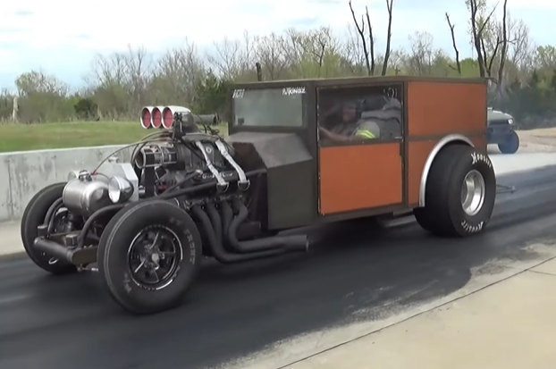 Update: We Got More Info On Wes Littrell’s Home Built Retro Drag Special. Its Ford Powered, Blown, And Hauls Ass. We Love It!