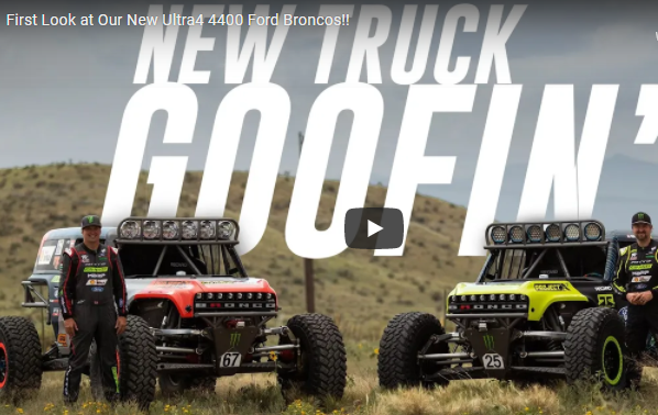 First Look at The New Fun-Haver Ultra4 4400 Ford Broncos! Vaughn Gittin Jr. And Loren Healy Are Stoked!
