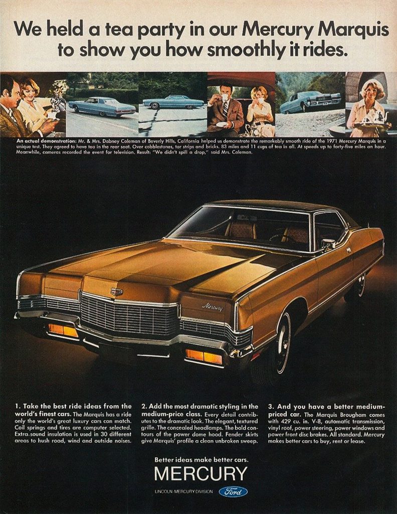 1971 Mercury Marquis ad 