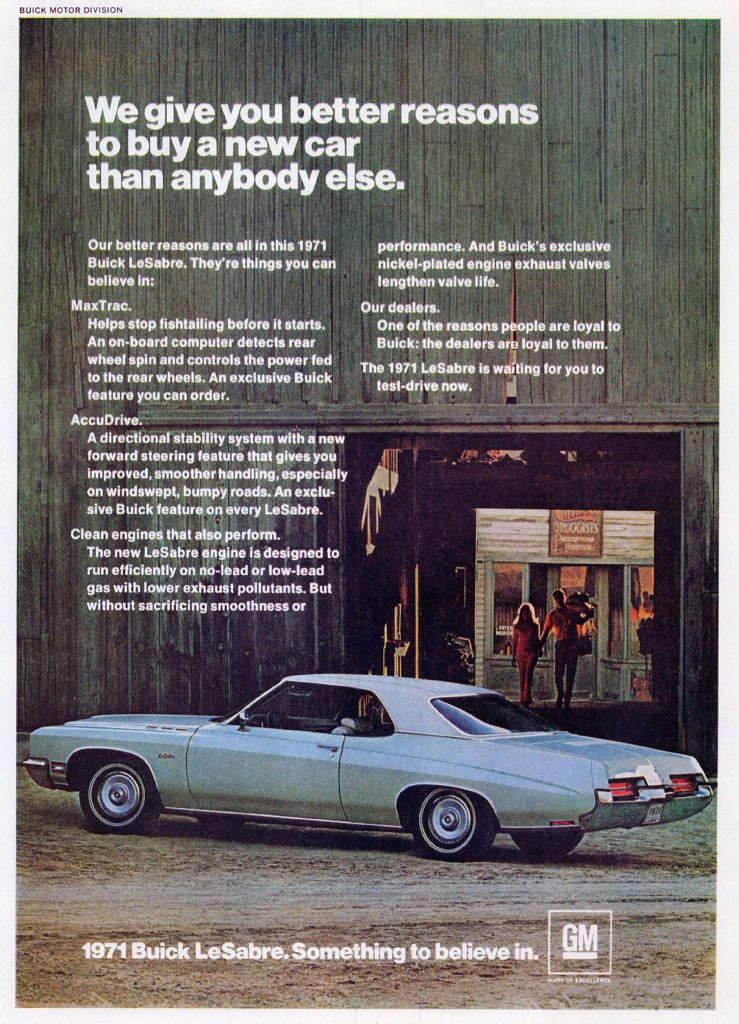 1971 Buick LeSabre Ad