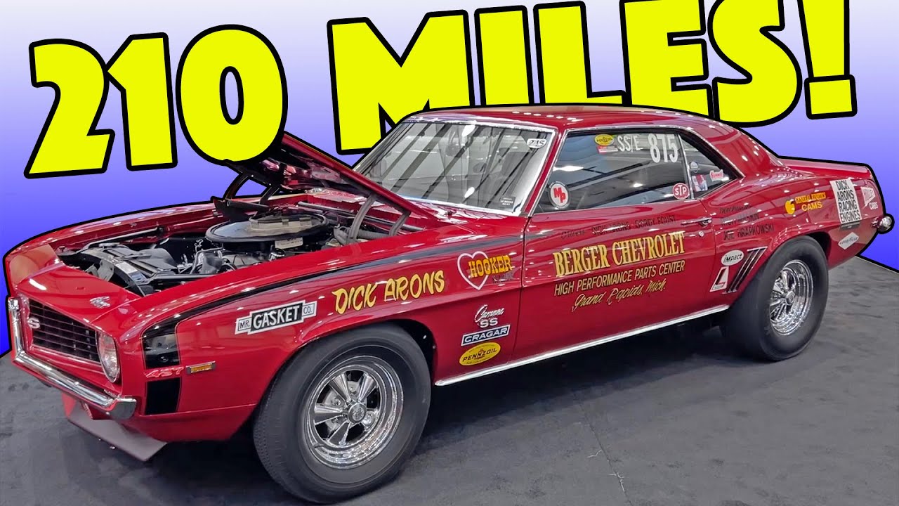 Car Feature: LEGIT 1969 Camaro NHRA Super Stocker – With Only 210 MILES On It!