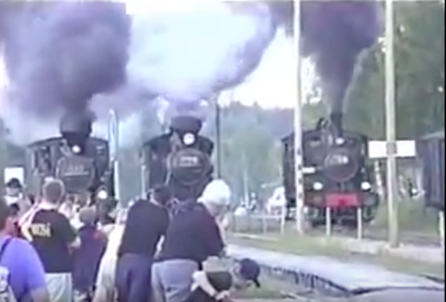 This Three Wide Locomotive Drag Race From Finland Is Way Cooler Than You Are Expecting