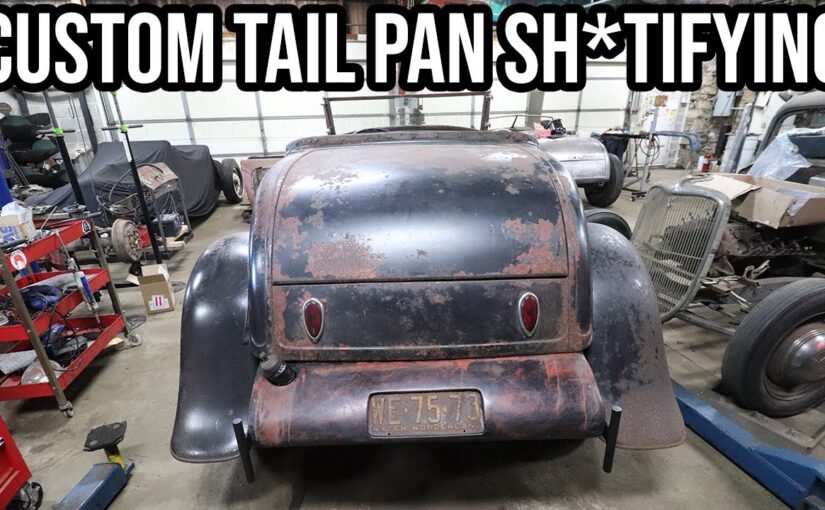 Iron Trap 1932 Ford “DeLorean” Roadster: Custom Gas Tank Modifications And Patina Paint Blending